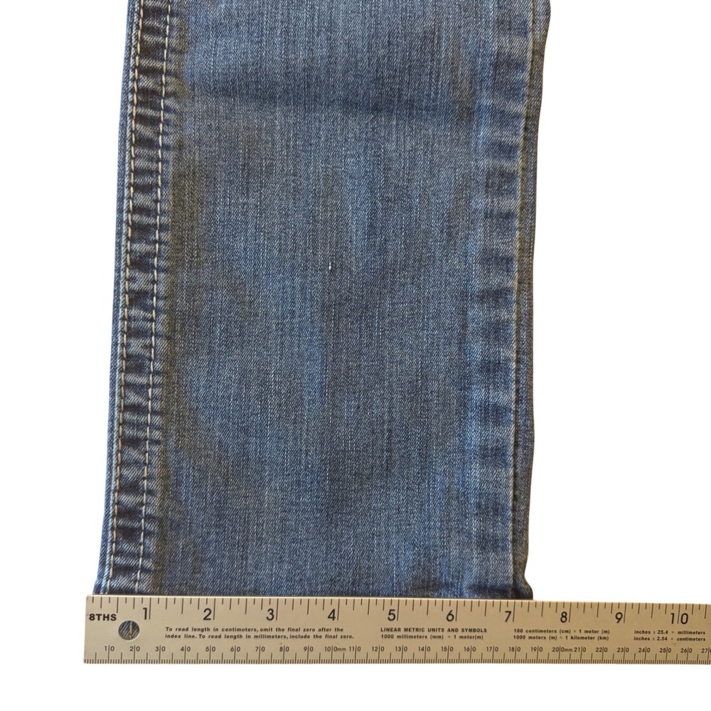 Ariat REAL Denim Womens 26S Blue Mid Rise Bootcut Jeans AW 4044 E Paisley Lining - Picture 9 of 12